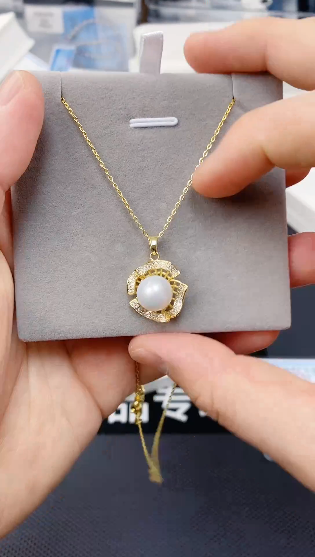 未镶嵌耳饰淡水珍珠XL1027