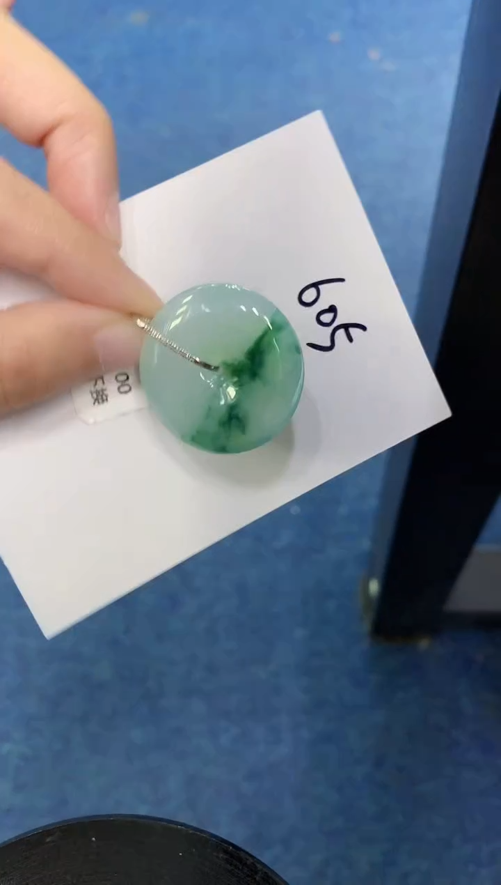 【闪购商品】翡翠颈饰18K金镶嵌000000000