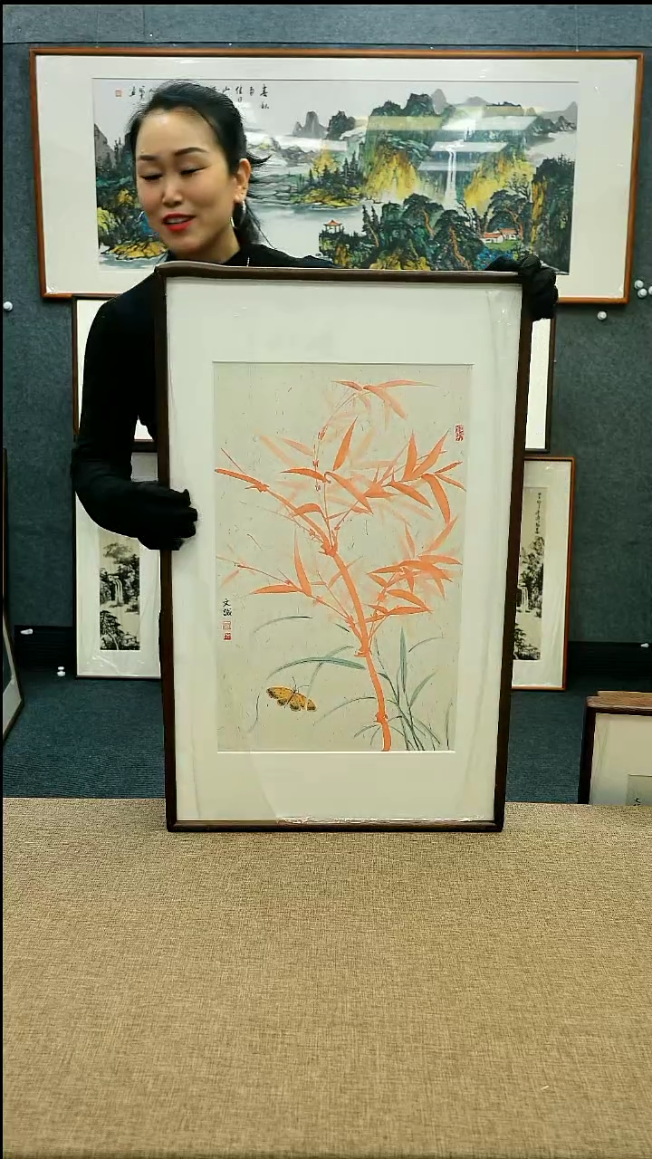 【闪购商品】国画48*77文诚老师花鸟