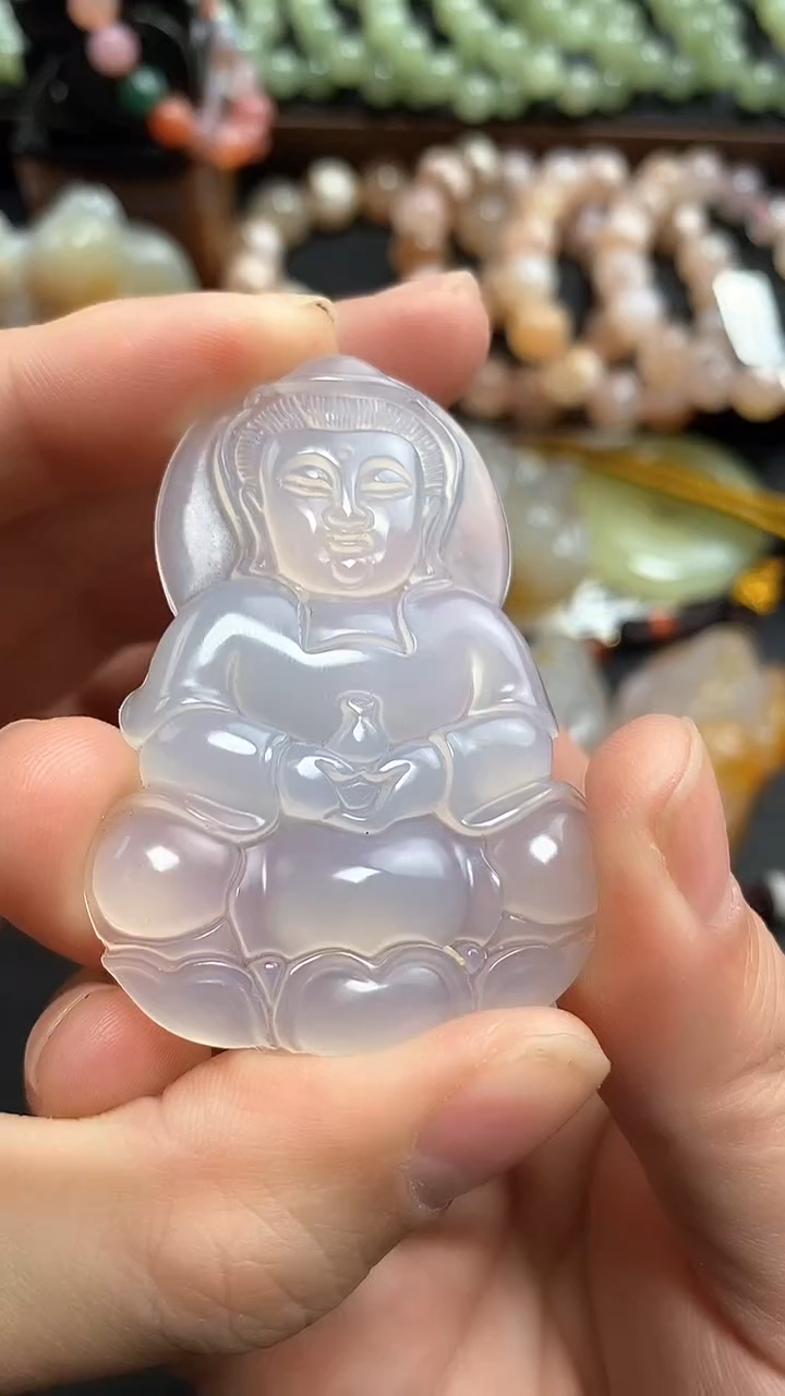 【闪购商品】玛瑙/玉髓观音未镶嵌1