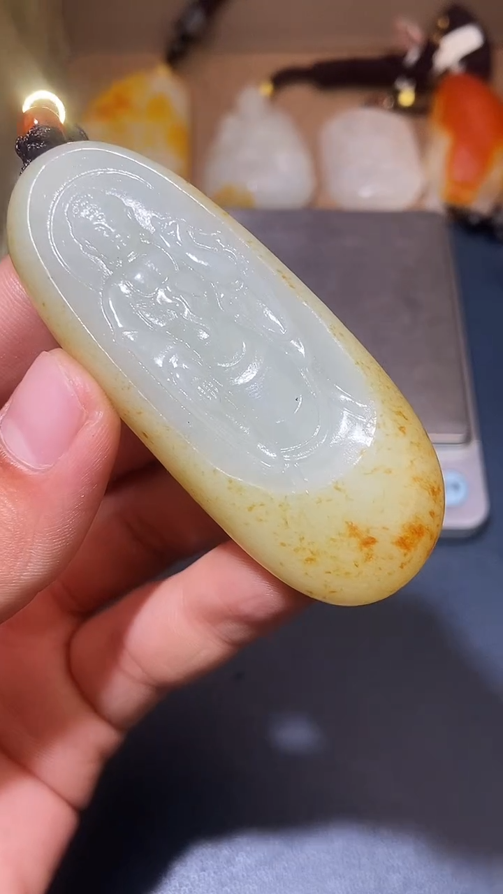 颈饰未镶嵌和田玉俗**气HX