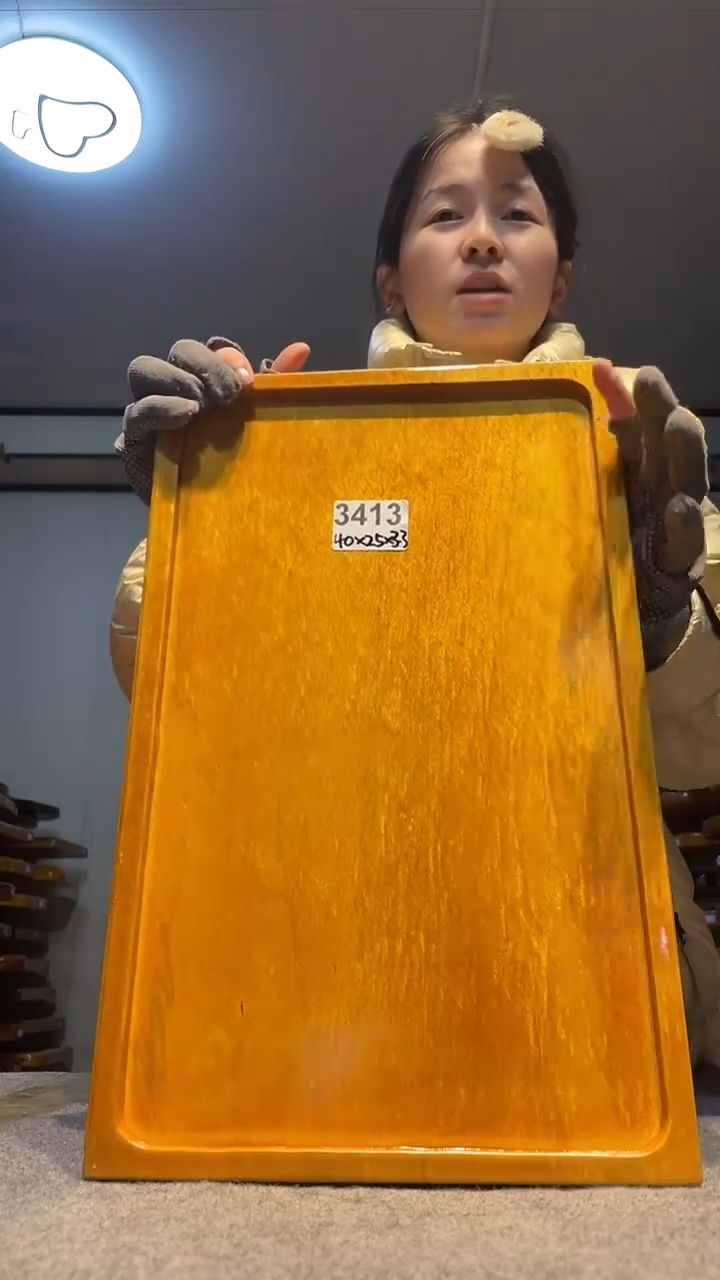 实木原木茶盘一物一拍 【 不含配件  