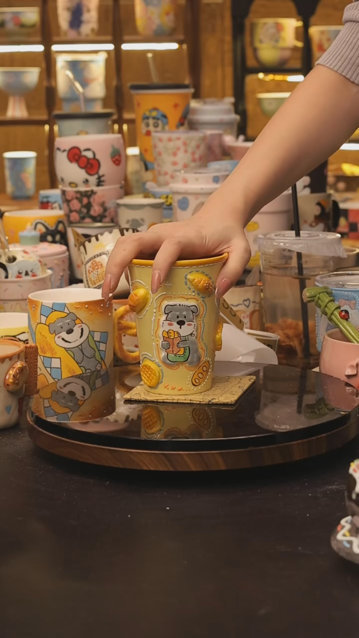 景德镇釉下彩绘设计师款式陶瓷