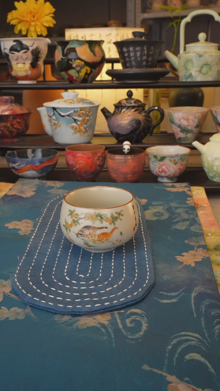 【闪购商品】福利品 桂花喵罗汉杯