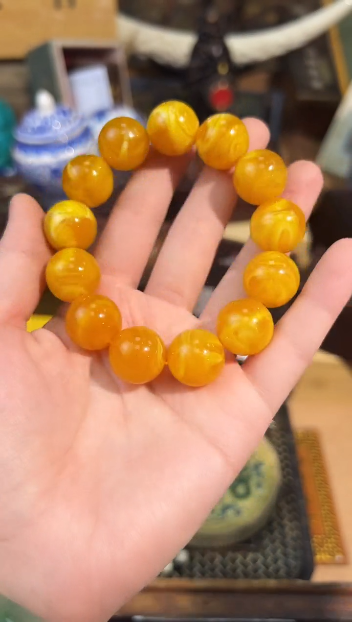 【闪购商品】蜜蜡手链未镶嵌66业业业业业业业业