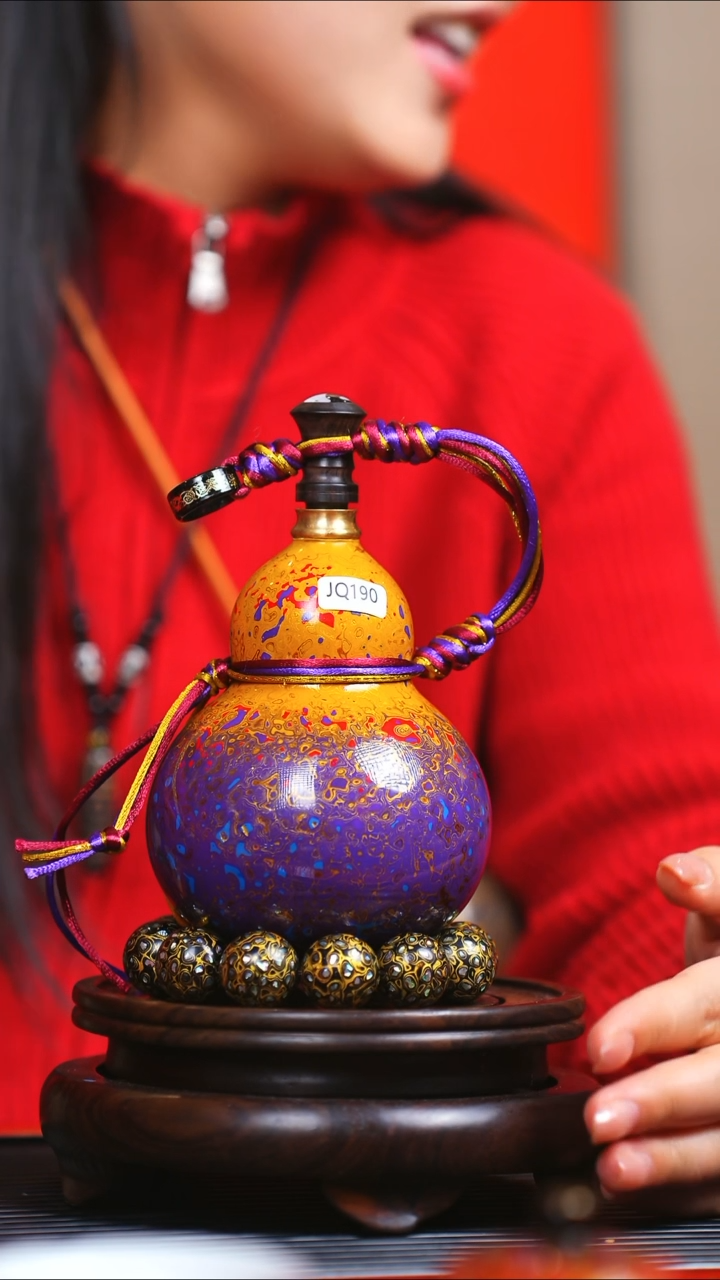 【闪购商品】JQ190过年礼臻选大漆酒葫芦