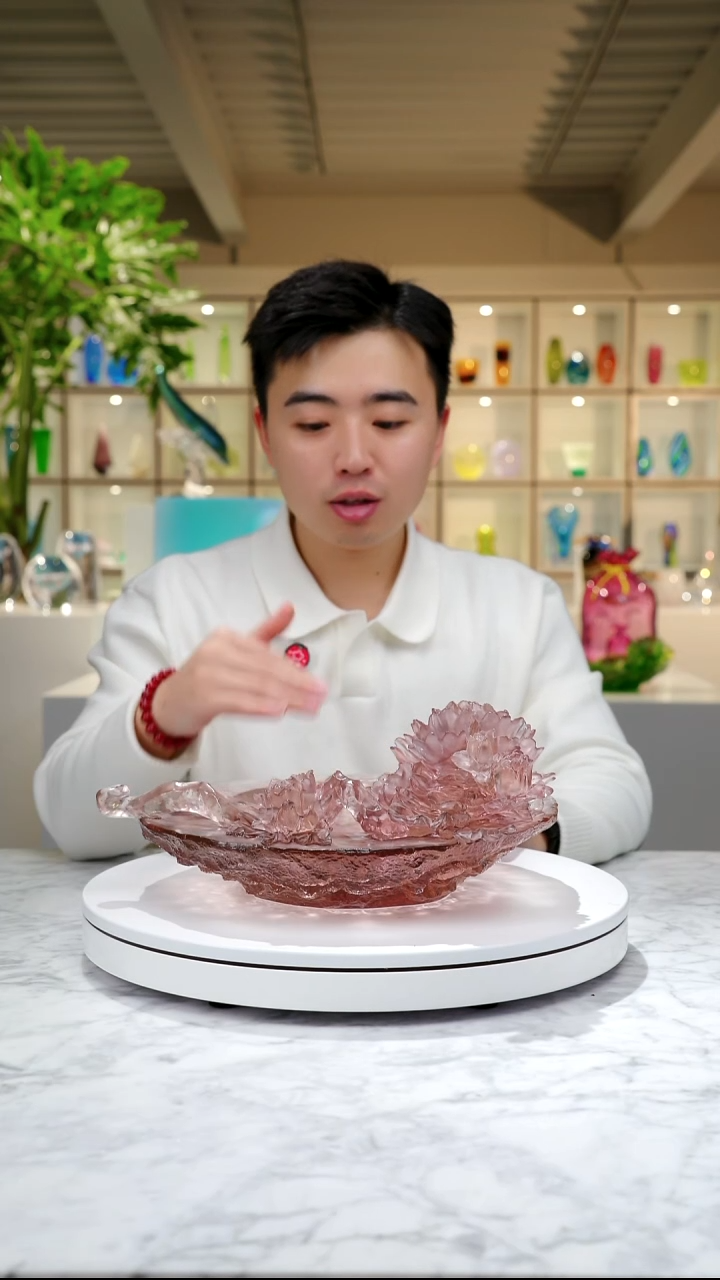 摆件如意牡丹设计款果盘
