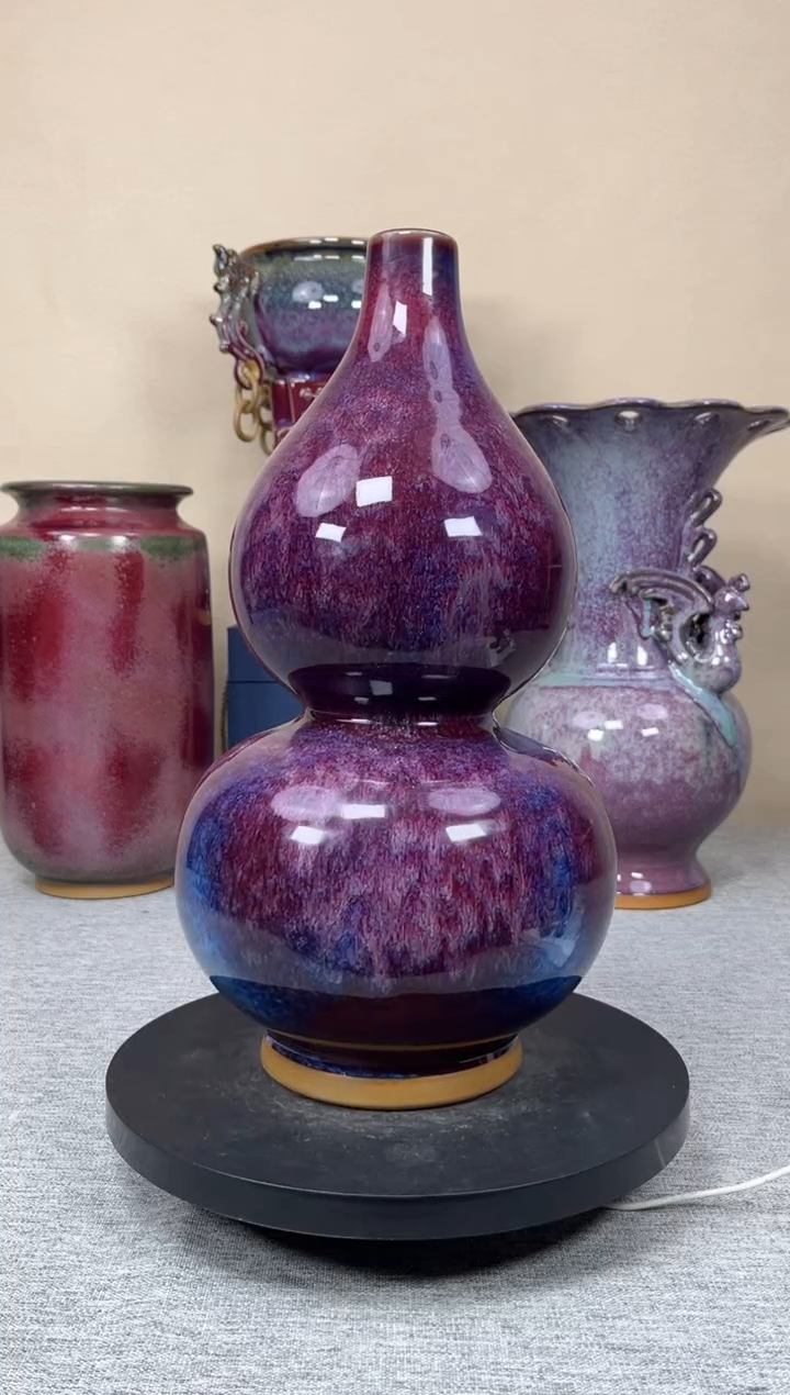 摆件陶神垕钧瓷收藏工艺品