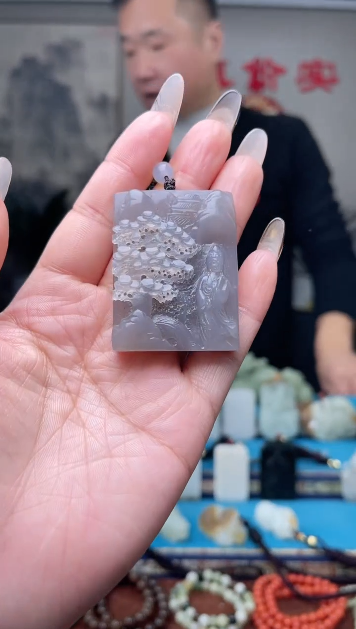 【闪购商品】和田玉挂件未镶嵌1