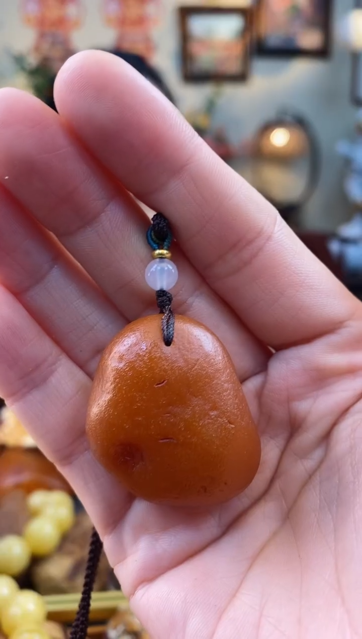 【闪购商品】琥珀颈饰未镶嵌吊坠