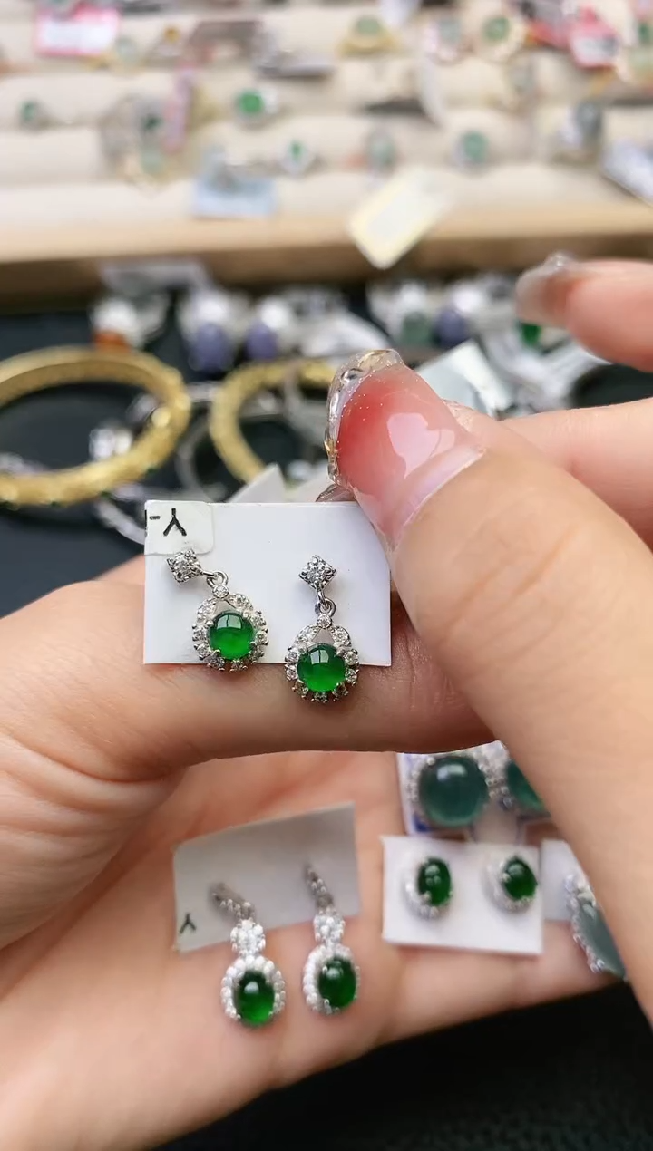 【闪购商品】翡翠戒指银S925镶嵌11111