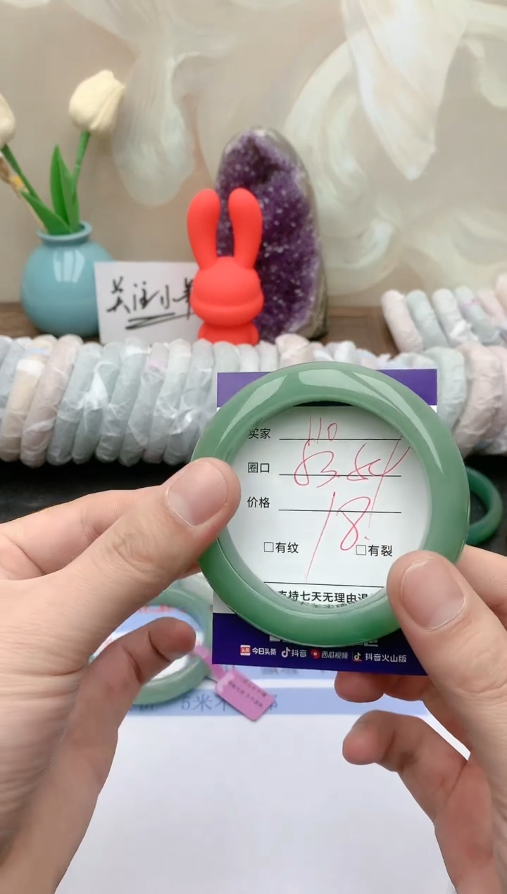 【闪购商品】石英质玉手镯未镶嵌天然玉石手镯-110