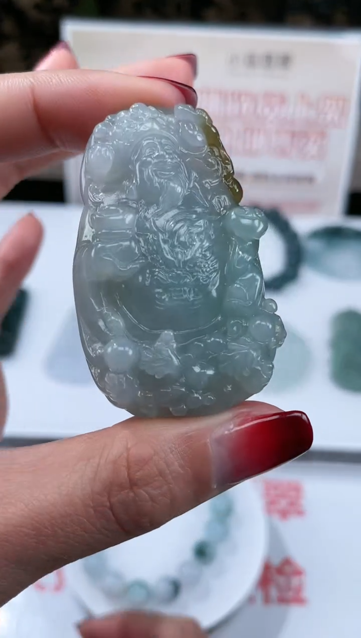 【闪购商品】定制翡翠未镶嵌不退不换CMH1件-A