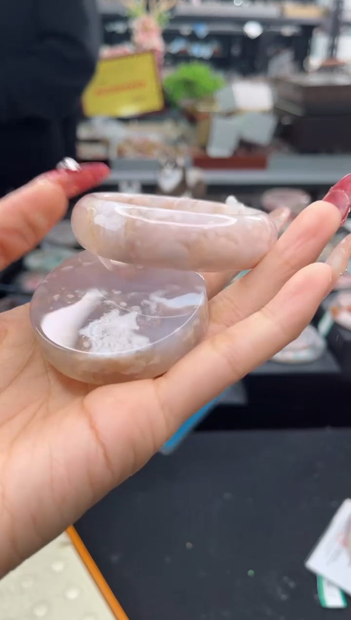 【闪购商品】石英质玉手镯未镶嵌53圈口（赠品镯心）3428536