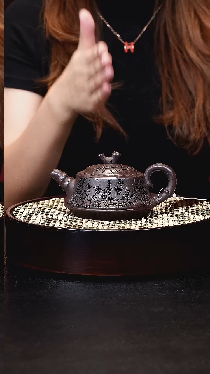 茶壶紫砂宜兴茶壶h5608