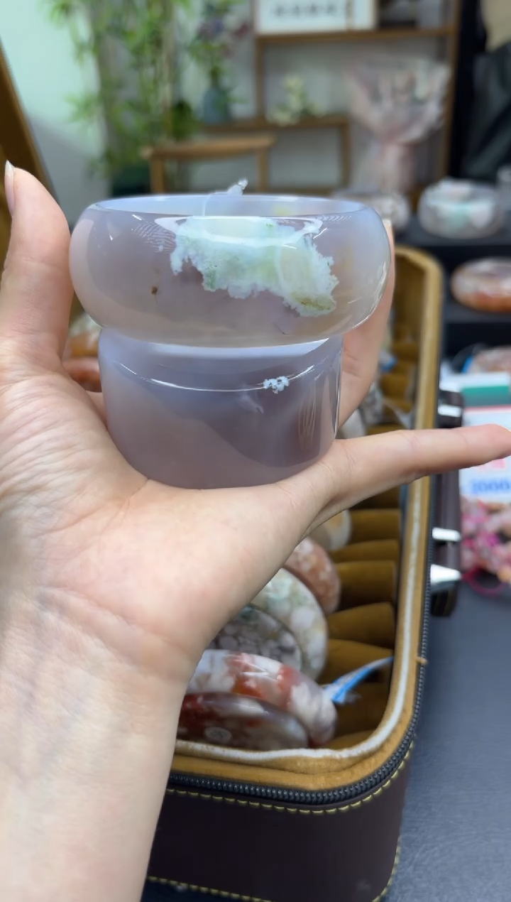 【闪购商品】石英质玉手镯未镶嵌C551(65圈赠送镯心)