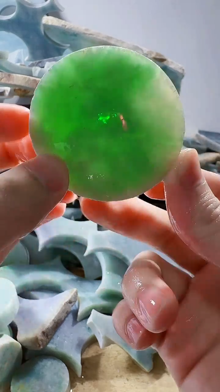 裸石翡翠天然缅甸翡翠1466