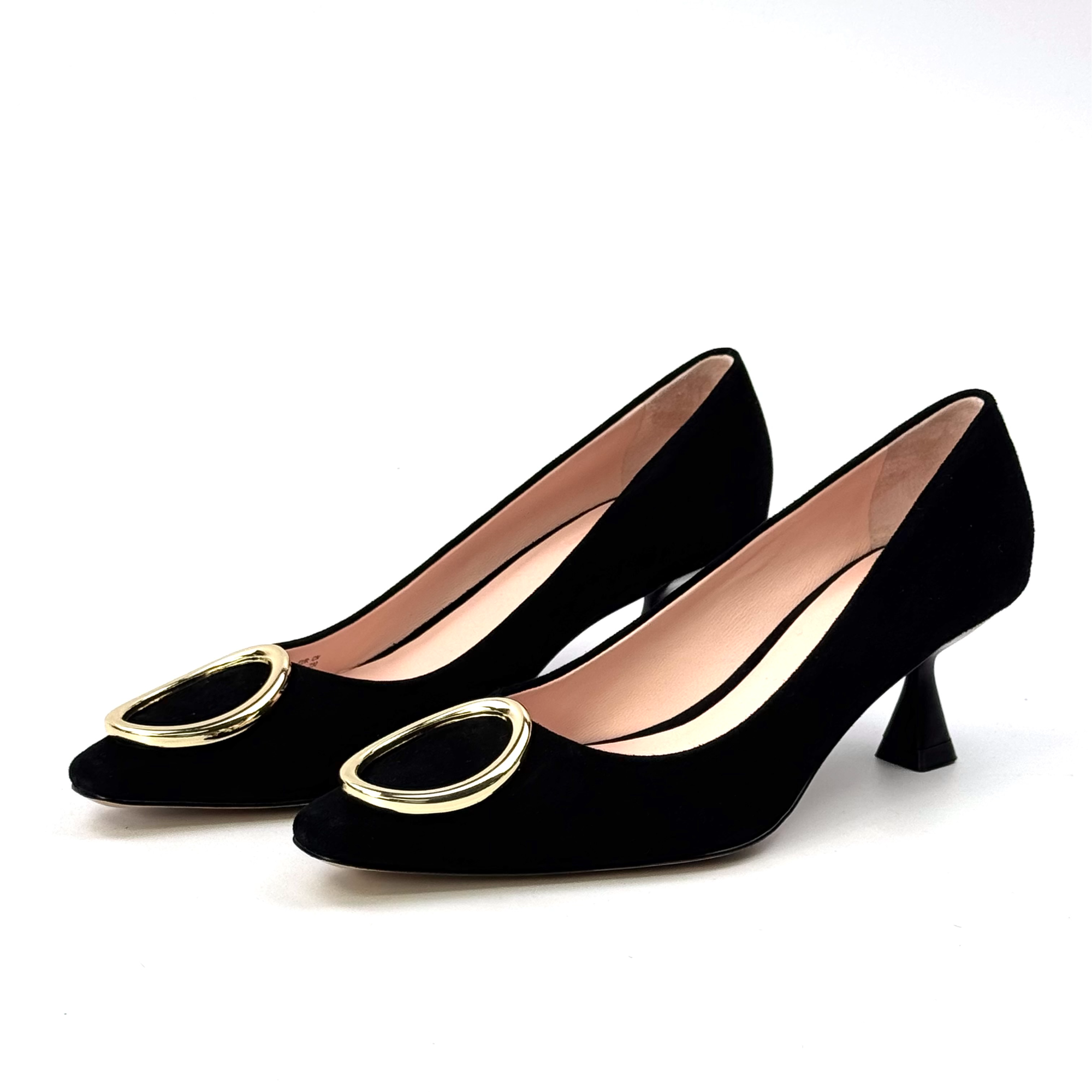 真皮纯手工鞋法式高跟鞋尖头气质时尚女鞋通勤浅口单鞋769-03