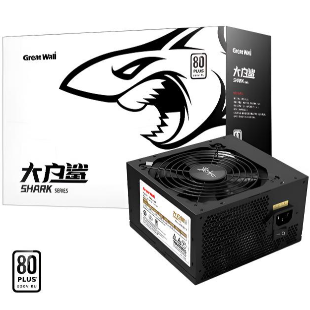 长城（GreatWall）长城  600S  白牌 额定 500W  大白鲨 80PLUS 盒  支持3.0 5.0