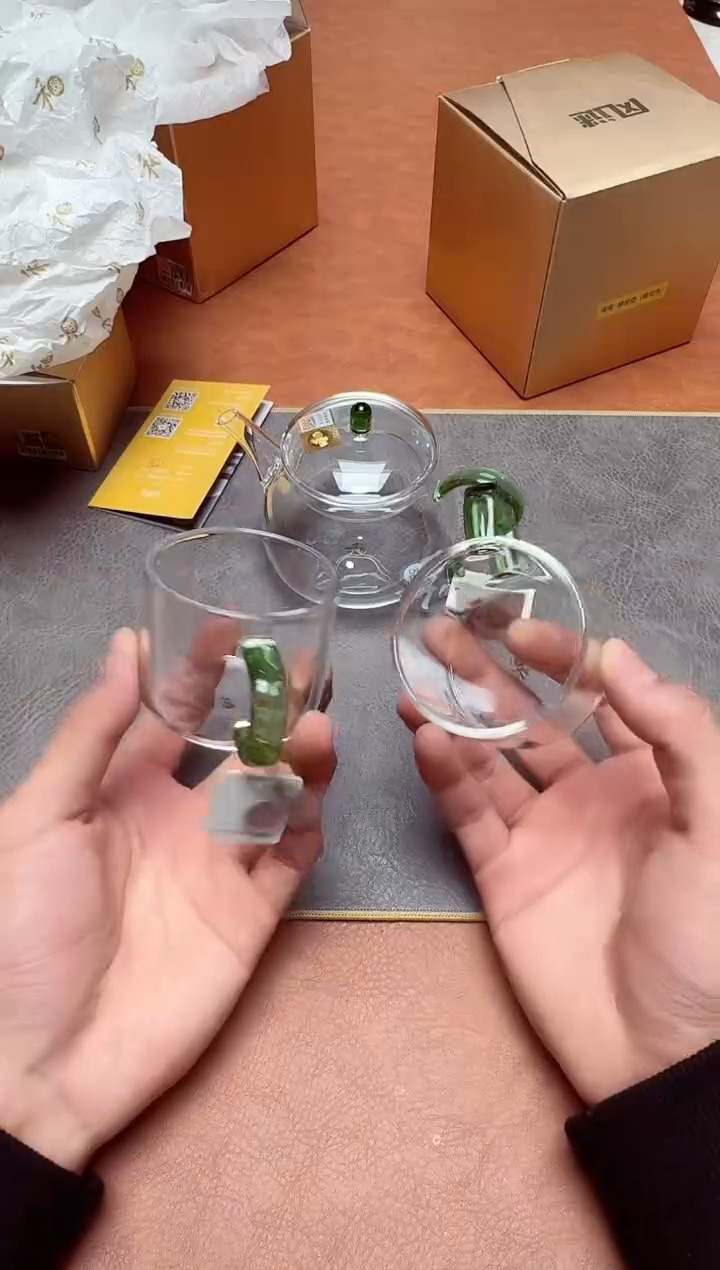 【闪购商品】禾器#青云壶湖绿+清禾对杯湖绿