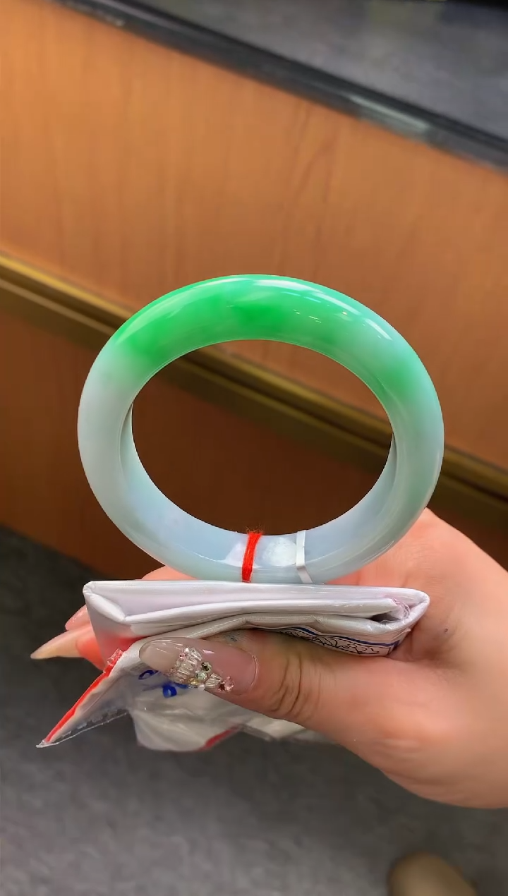 未镶嵌手镯翡翠-F188-正圈55.3