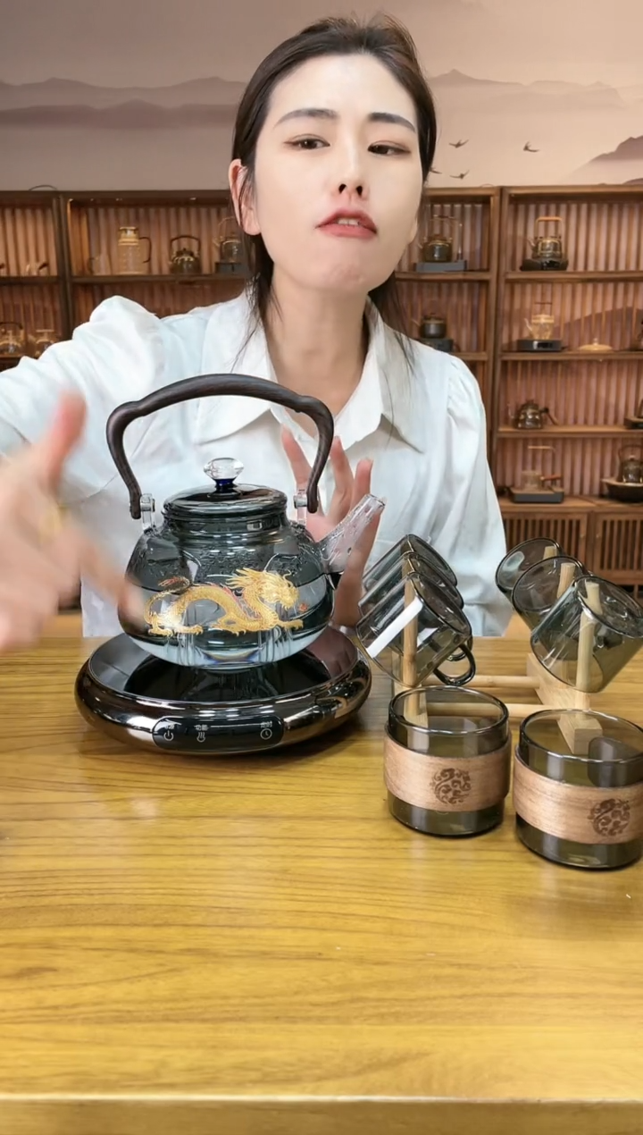 【闪购商品】德茗堂圆炉+龙壶+2只主人杯+6杯+杯架