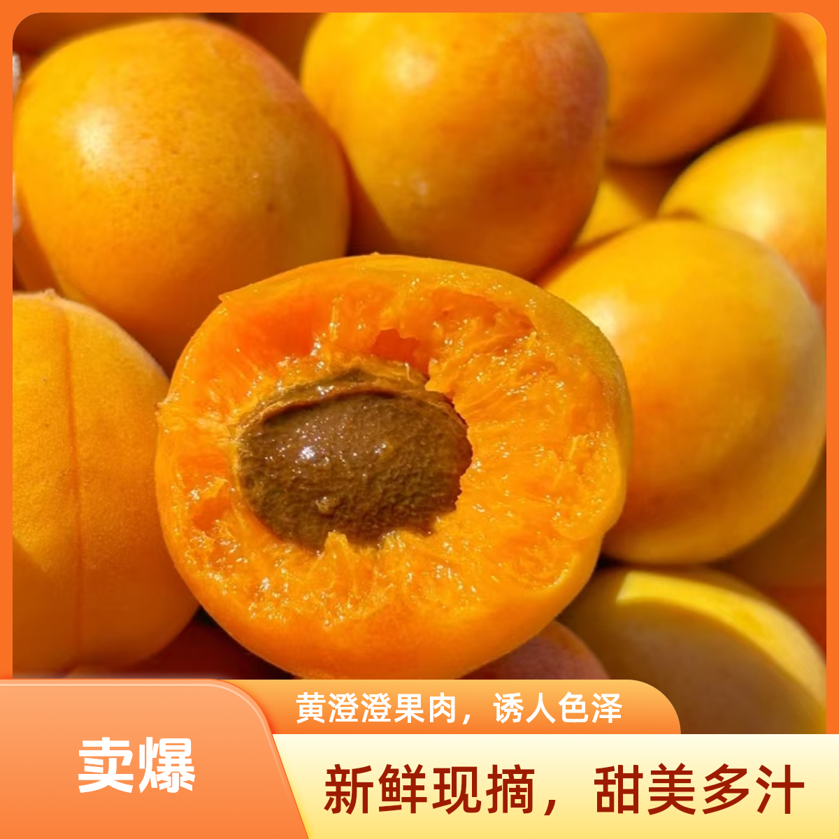 【明日到】头茬 新疆吊干杏软糯甘甜3.5-8斤装新鲜水果现货直发新疆维吾尔自治区