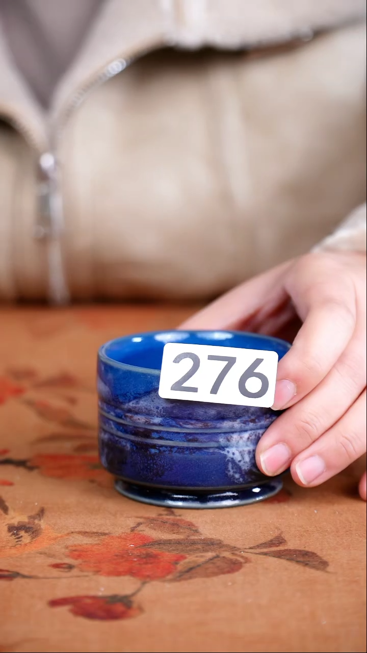 全品钧瓷茶器摆件