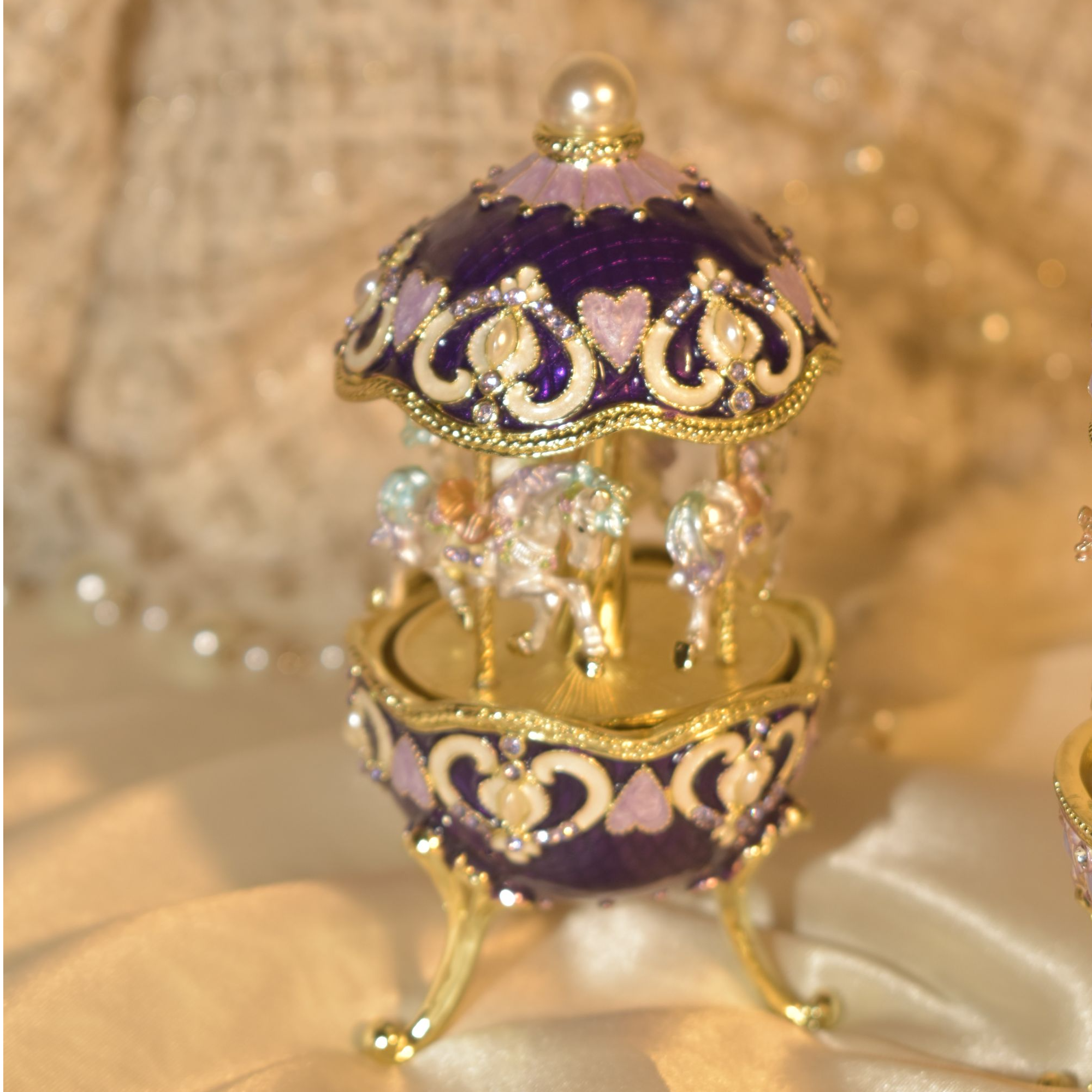 3号链接 珐琅彩音乐铃礼物纯手工七宝烧送人送礼装饰收藏摆件系列