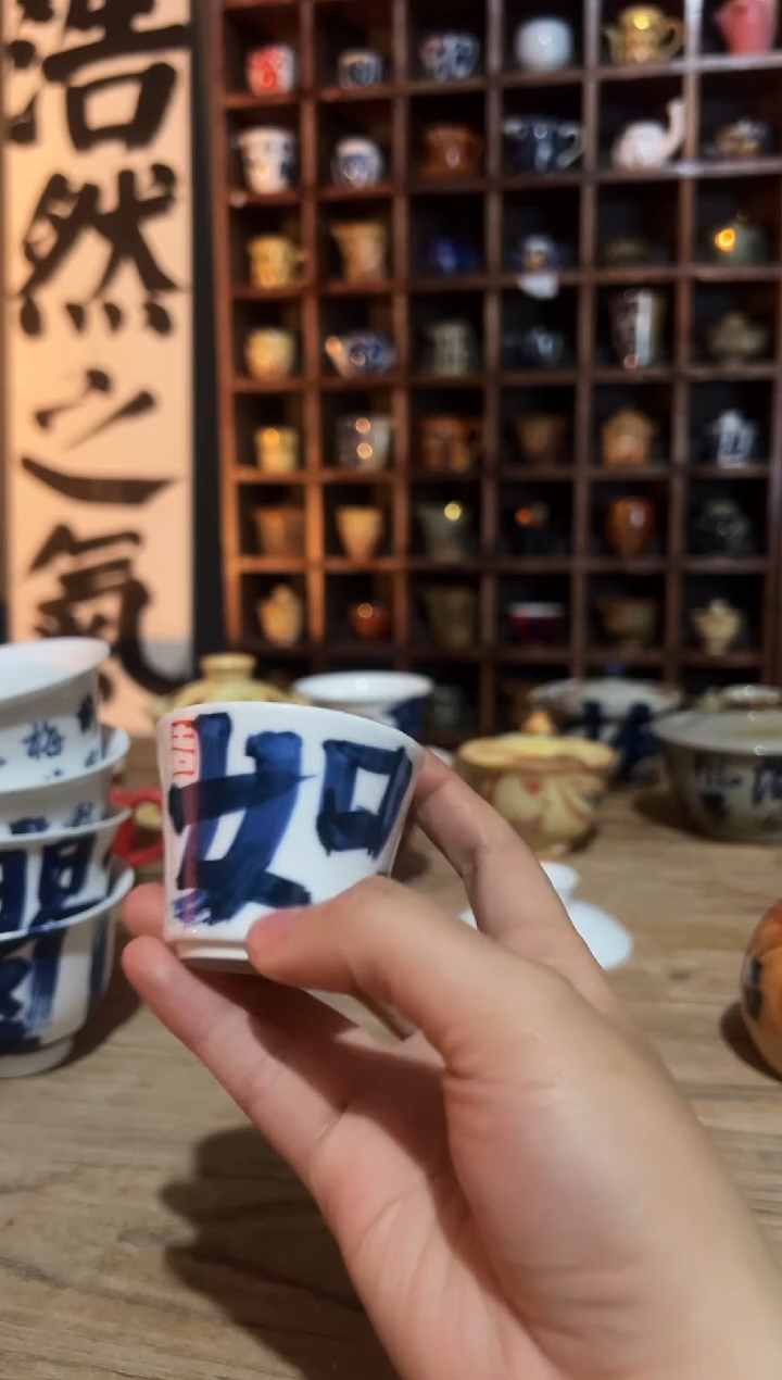 【闪购商品】观云听雨原创手绘茶具