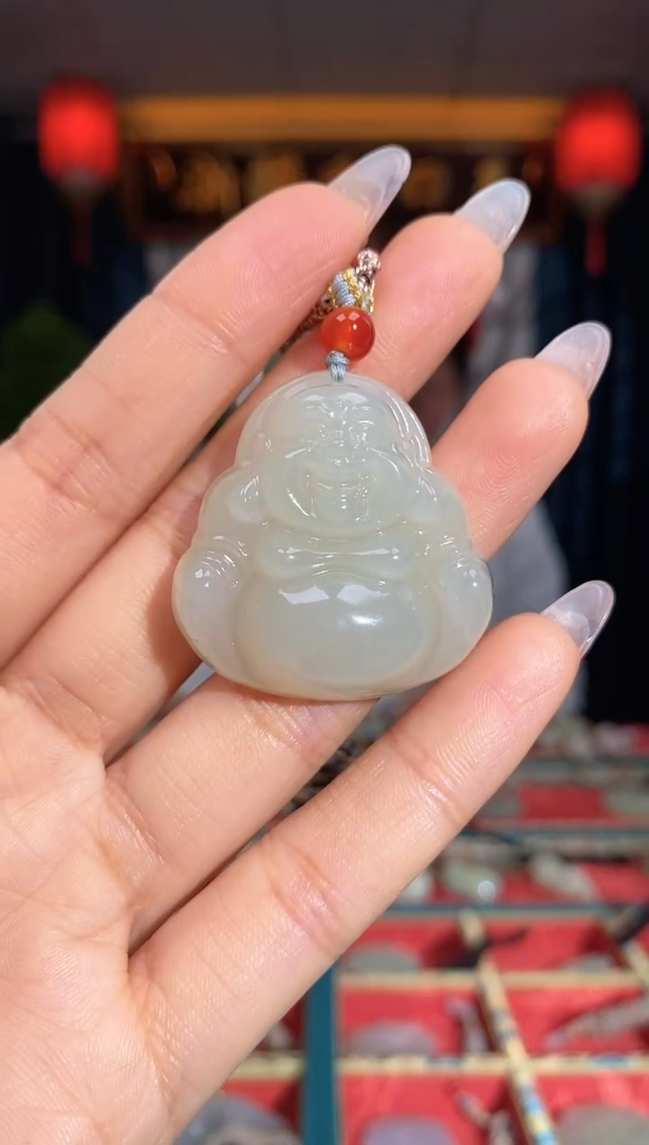 【闪购商品】和田玉颈饰未镶嵌正装佛