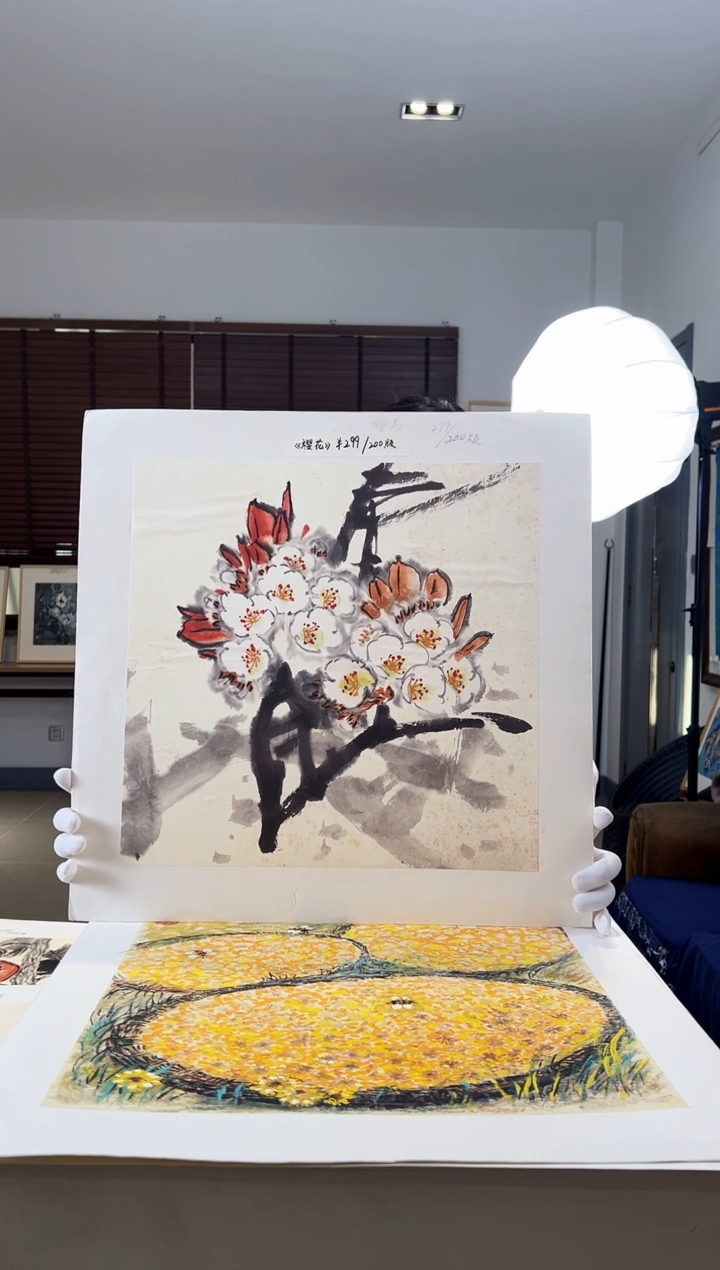 【闪购商品】版画限量亲签盖章版画S