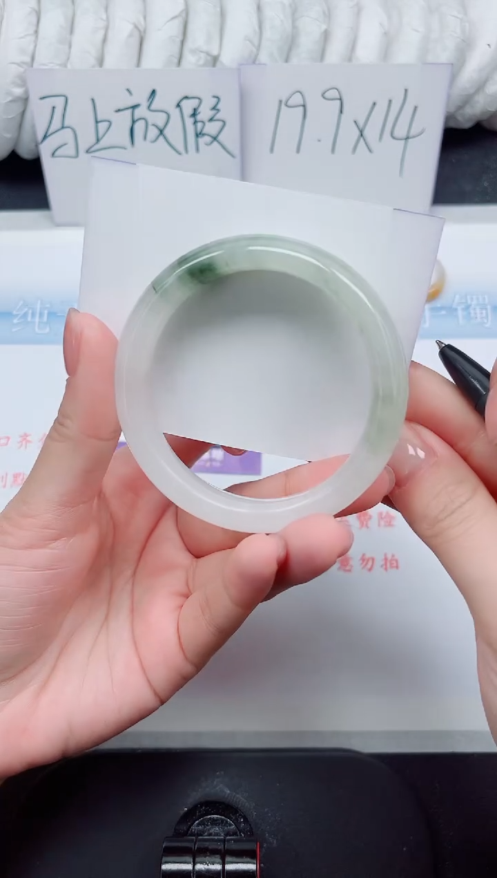 【闪购商品】石英质玉手镯未镶嵌66#54.6