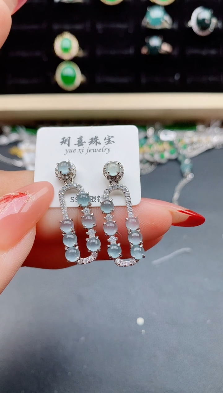 【闪购商品】翡翠戒指银S925镶嵌21321312