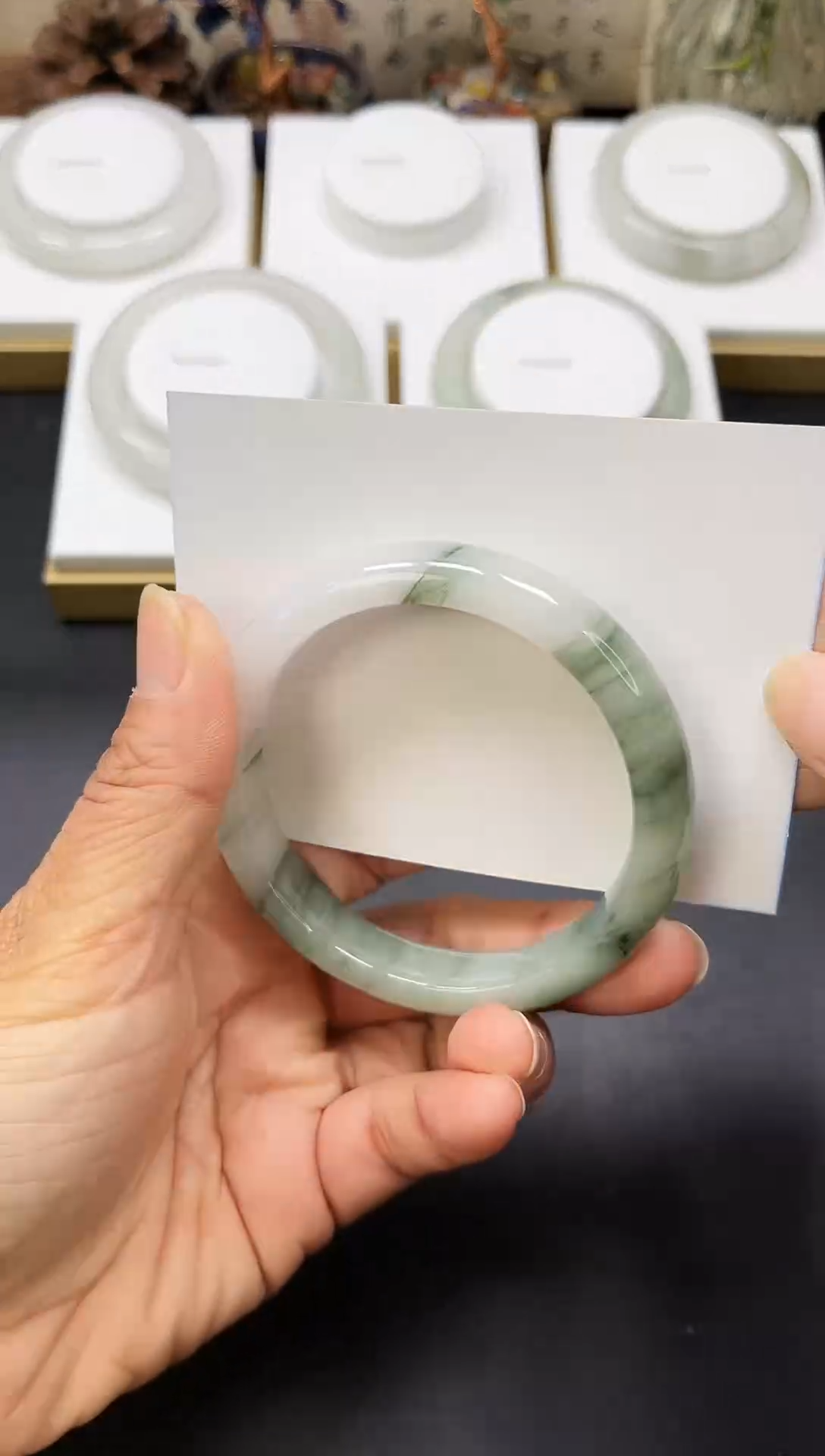 未镶嵌手镯石英质玉A15-57`58`59`