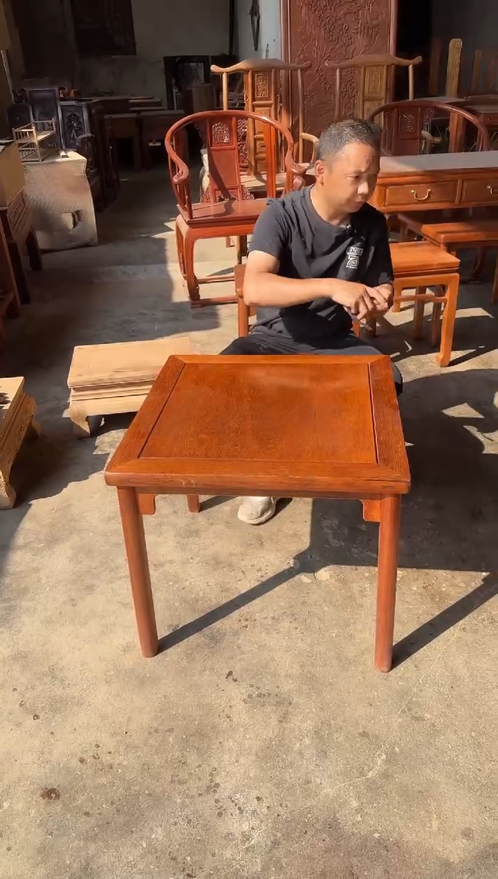 木（非红木类）小四方桌休闲桌