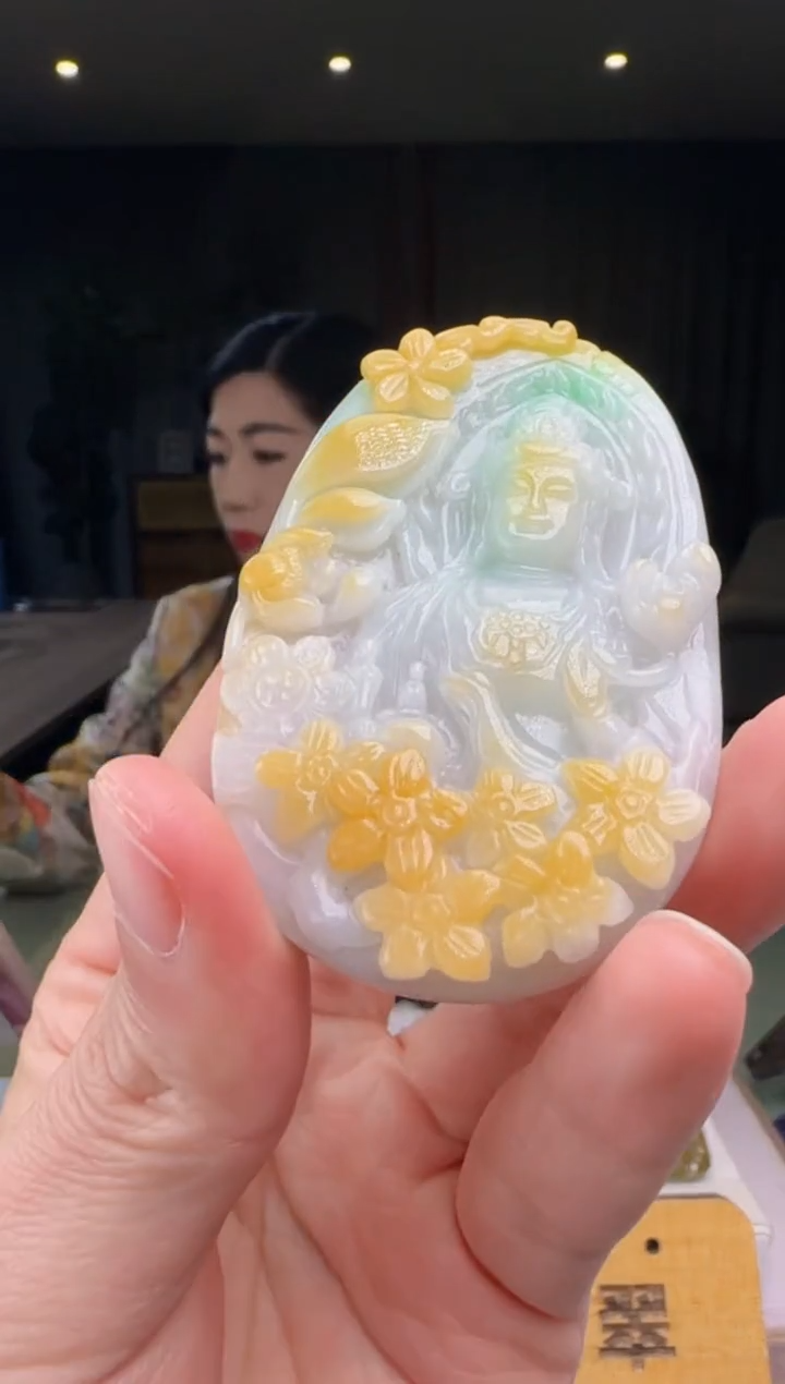 【闪购商品】翡翠吊坠(不含链)未镶嵌DY@@960Q7J03241