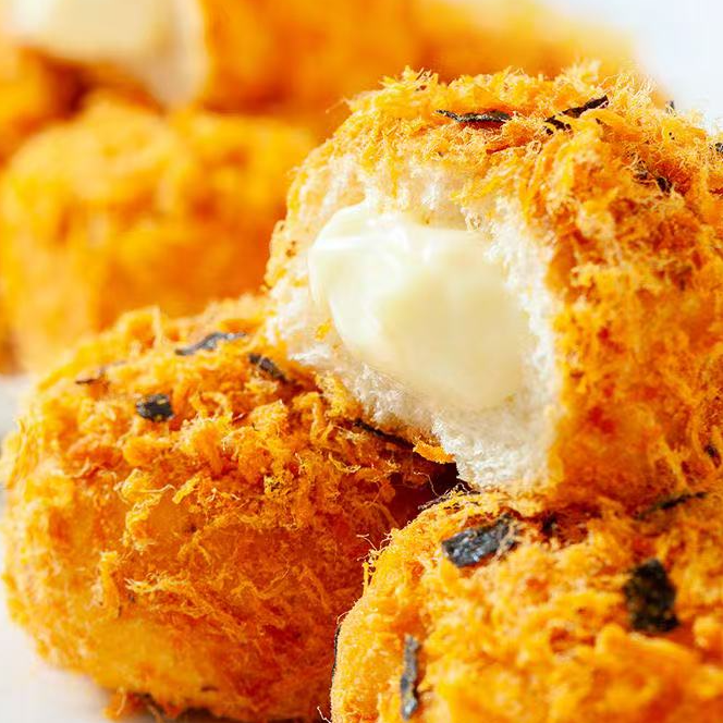 海苔肉松多多面包金黄肉松沙拉酱早餐软面包海苔肉松味整箱零食