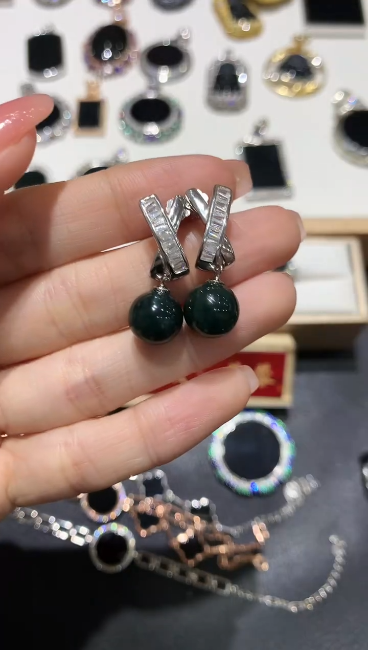 【闪购商品】翡翠吊坠(不含链)银S925镶嵌14多人多样性随机发货1件