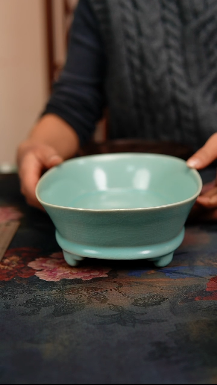 瓷片原产地原矿釉汝瓷