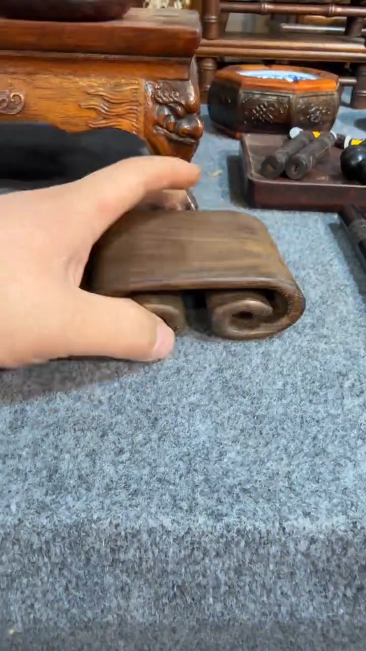 木福利           书卷小底座