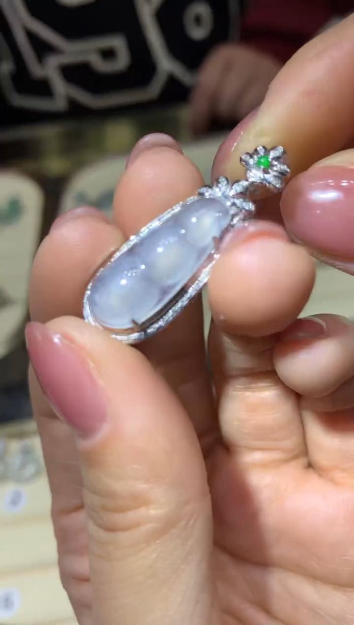 【闪购商品】翡翠颈饰18K金镶嵌|不退不换