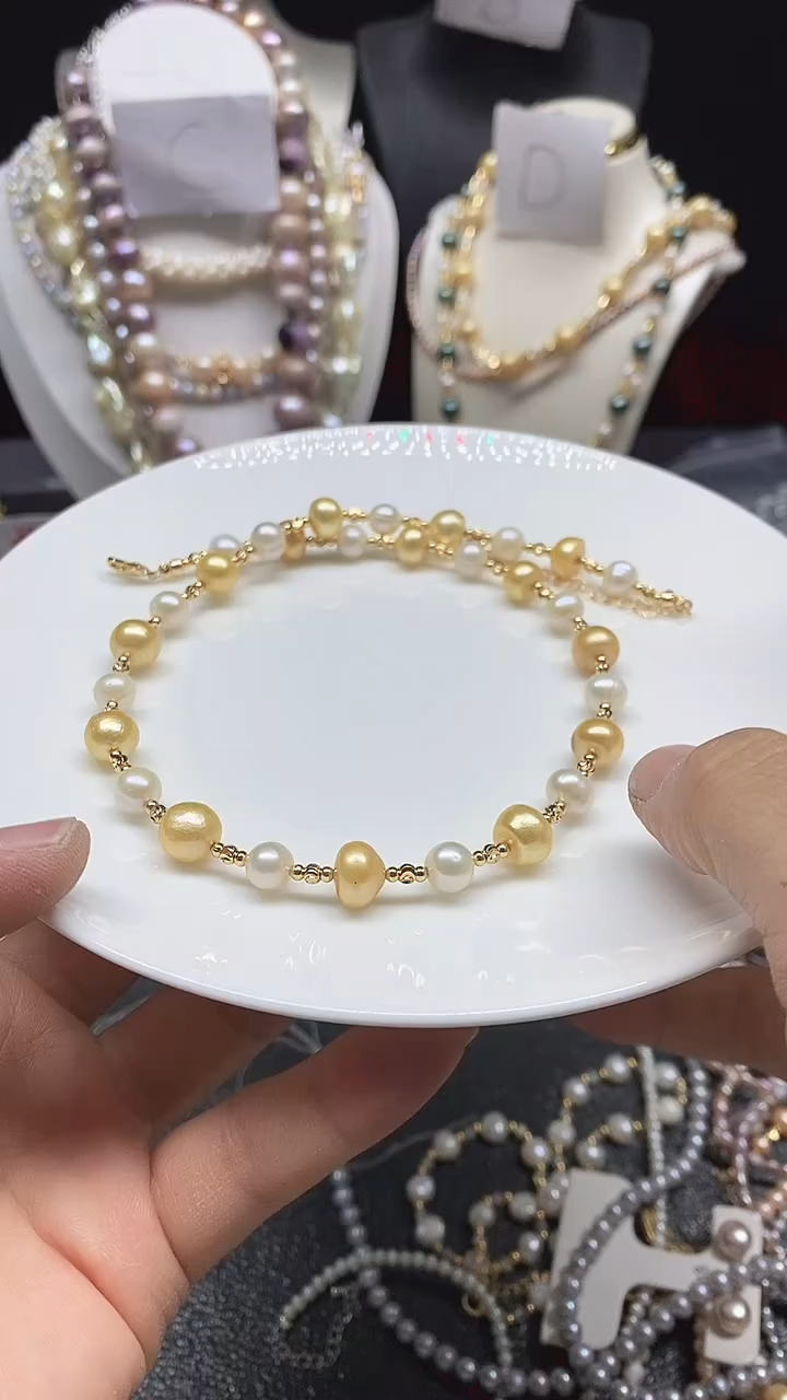 淡水珍珠未镶嵌颈饰多人