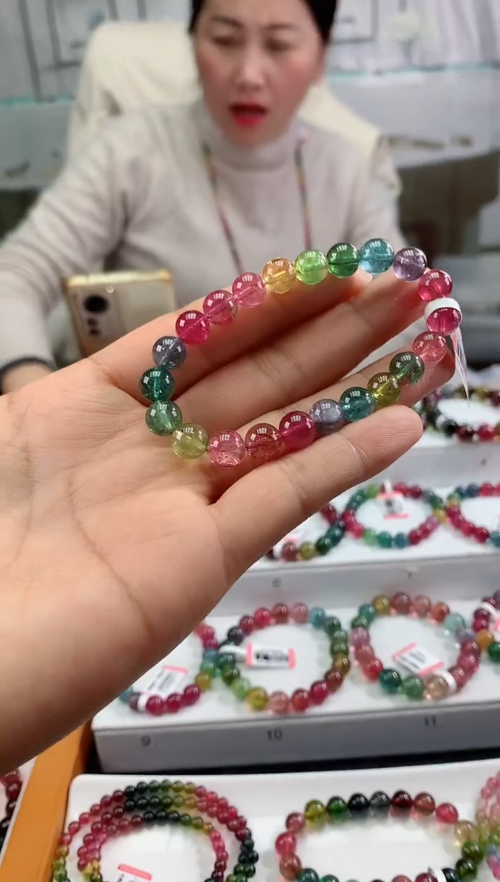 【闪购商品】碧玺手链未镶嵌多样性发一条