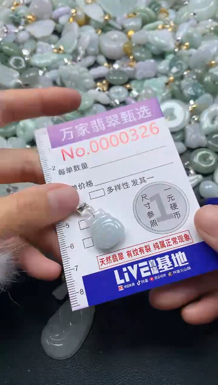 吊坠(不含链)未镶嵌翡翠0326