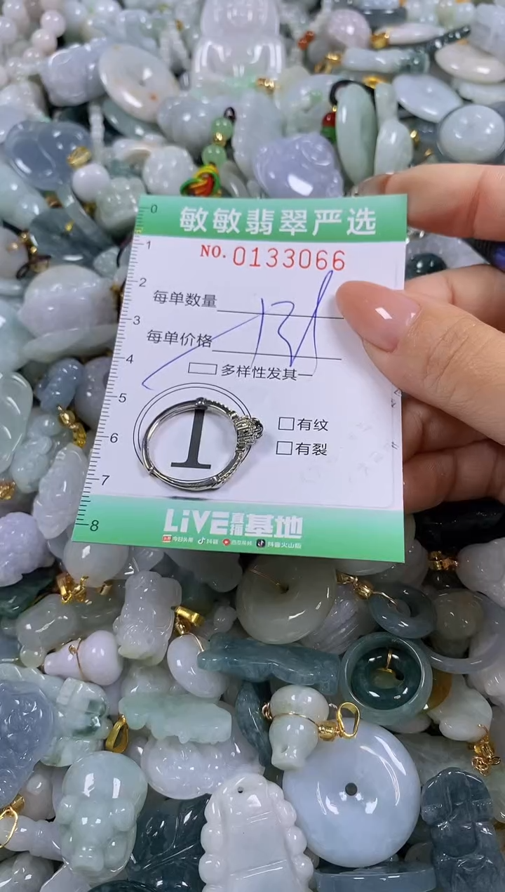【闪购商品】翡翠颈饰未镶嵌闪购0133066多样性发其一