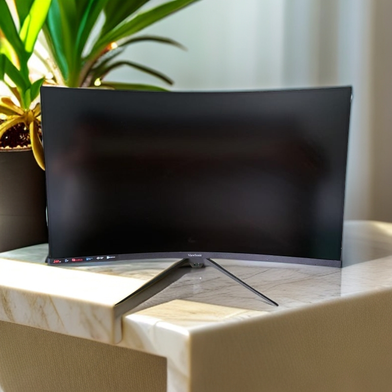 95新 ViewSonic/优派 优派32寸2K240HZ1000R电竞游戏电影显示器