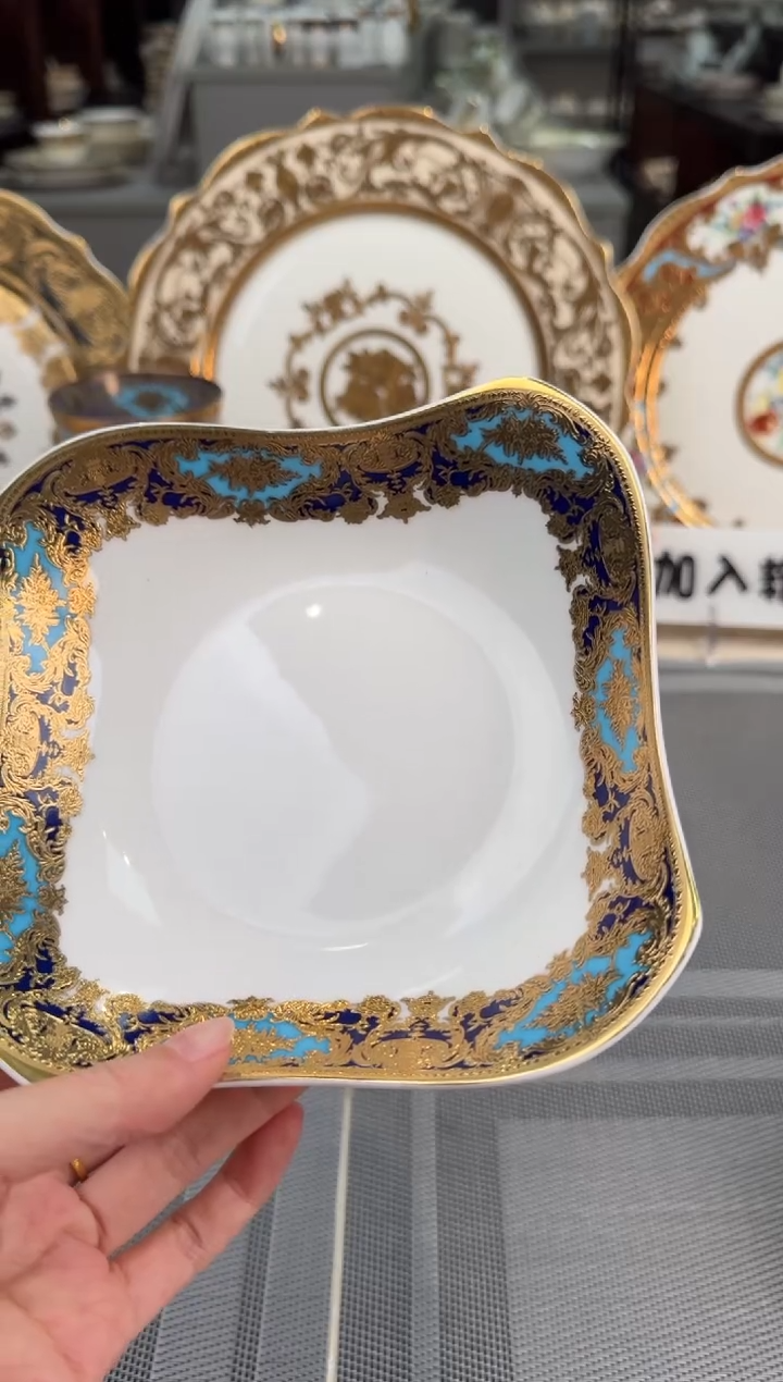 【闪购商品】瓷片6英寸沙拉碗 福利款 2个