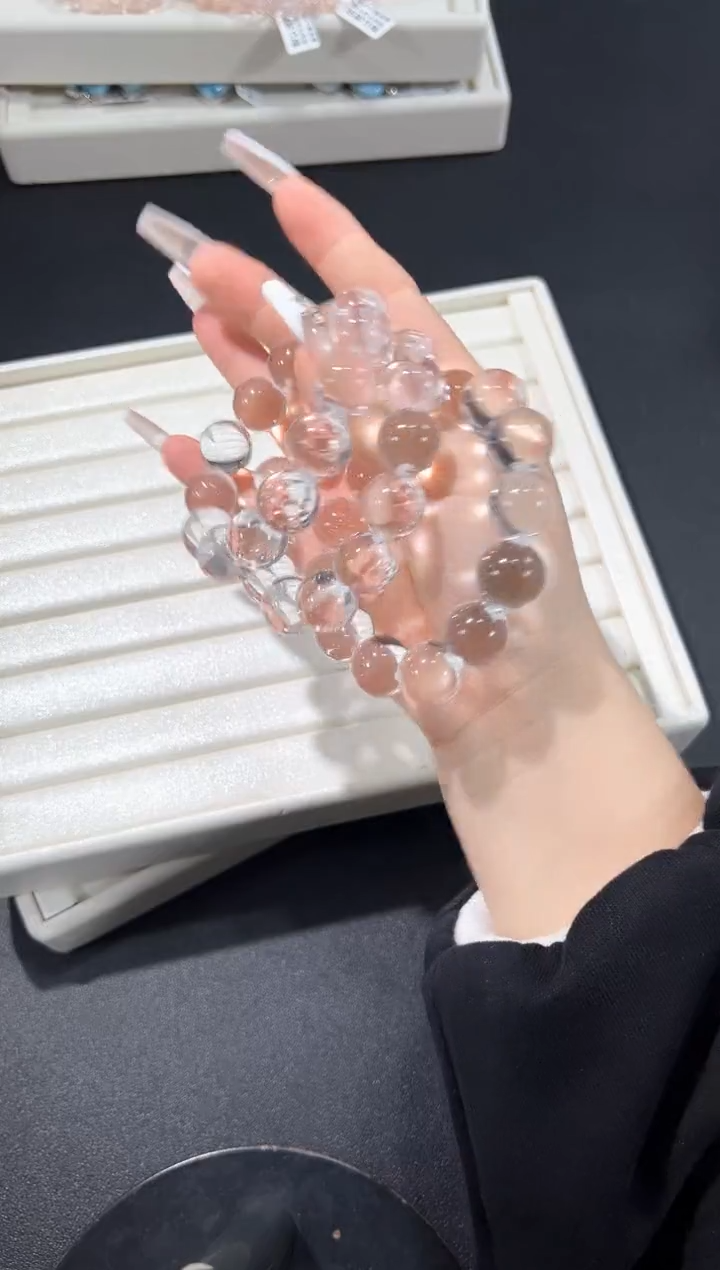 未镶嵌手串水晶53l多样性发其一【1条】默认微瑕15mm