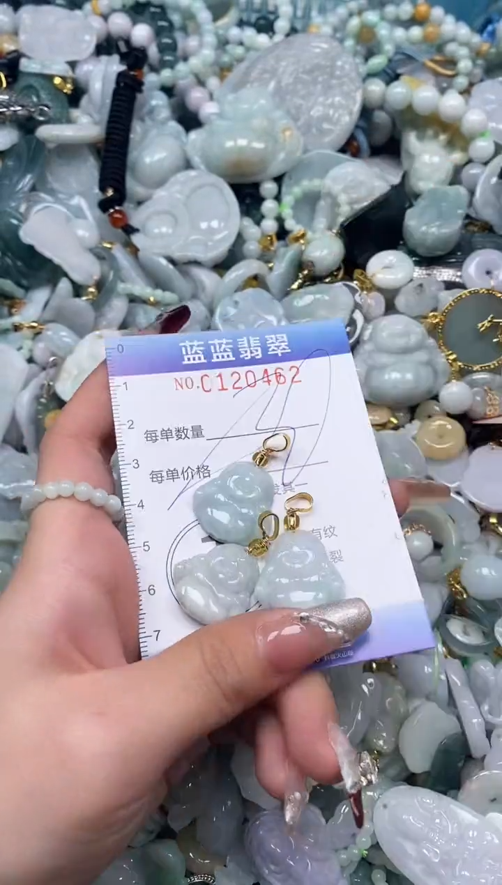 【闪购商品】翡翠颈饰未镶嵌闪购0120462多样性发其一
